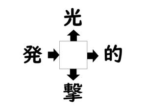 謎解き!コレができれば漢字王!? 第701回 【レベル4】何の漢字が入るでしょう? - 10秒で解けたらスゴすぎる!