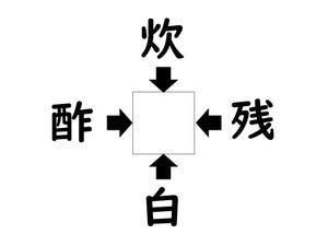 謎解き!コレができれば漢字王!? 第86回 【レベル2】何の漢字が入るでしょう? - 空腹の人なら3秒でわかる!?