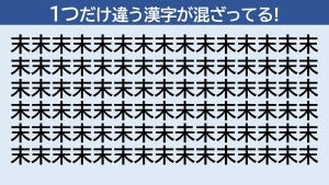 脳トレクイズ 第50回 【超難問】1つだけ違う漢字はどーこだ!? - 5秒で解けたら天才かも!?