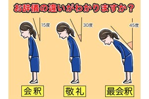 就活で「無双できる」印象の上げ方 第9回 内定を近付ける「洗練された作法」 - 確認すべきはお辞儀のバリエーション