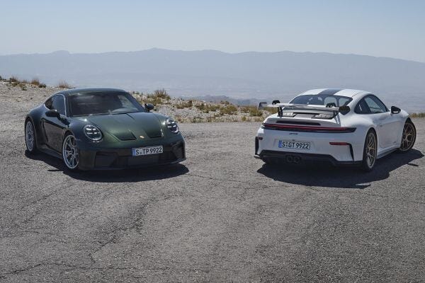 ポルシェ、GT3デビュー25周年記念の新型車「ポルシェ911 GT3」「ポルシェ911 GT3ツーリングパッケージ」