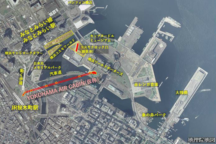 鉄道ニュース週報 第203回 横浜みなとみらいに新たな乗り物、都市型ロープウェイ事業化