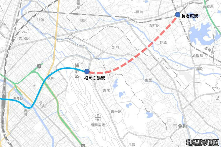 鉄道ニュース週報 第285回 福岡空港駅とJR長者原駅を結ぶ新線構想、福岡県が調査着手へ