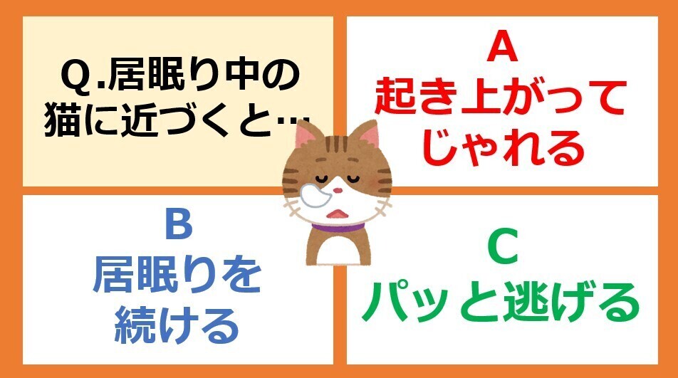 章月綾乃の【運勢を切り開く心理テスト】 第81回 【心理テスト】居眠り猫に近づいたら、猫の反応は?? - 三択でわかる「好感度アップ法」