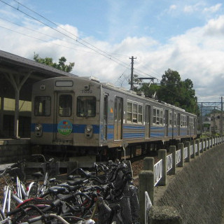 鉄道写真コレクション 第219回 弘南鉄道大鰐線、中央弘前駅に停車中の元東急7000系