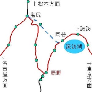 鉄道トリビア 第131回 辰野駅へ大きく迂回、中央本線「大八廻り」の由来