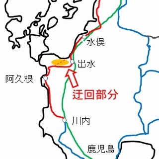 鉄道トリビア 第235回 肥薩おれんじ鉄道が出水駅付近で迂回する理由