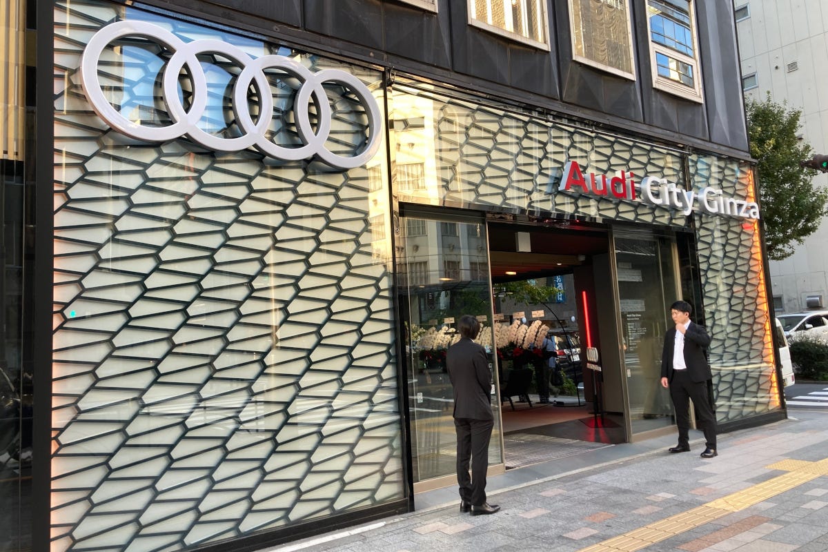 アウディの新店舗「Audi City 銀座」