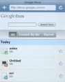 Google Docsにモバイル版登場、iPhoneではプレゼンテーションの閲覧も