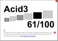 ACID3テスト登場、最初にクリアするブラウザは?