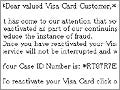 VISAを騙るフィッシングメールで緊急情報 - フィッシング対策協議会