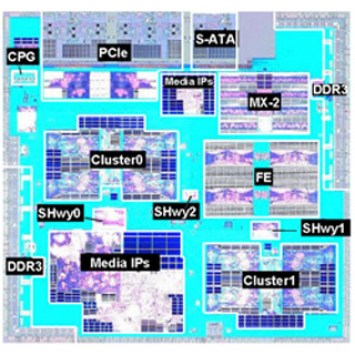 ISSCC 2010 - ルネサスら、ヘテロジニアスマルチコア型システムLSIを開発