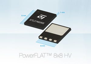 STMicro、パワーMOSFET技術の電力密度を向上させるパッケージ技術を発表