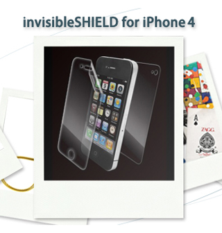 「iPhone 4」用保護フィルム「invisibleSHIELD」-ナノテクノロジーを採用