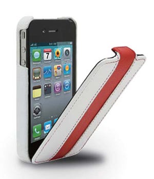 本革素材を使用したiPhone 4レザージャケットケース「iPhone 4 Leather」