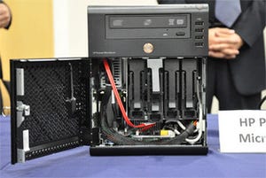 日本HP、小型/静音/低価格のSOHO向けサーバ「ProLiant MicroServer」発表