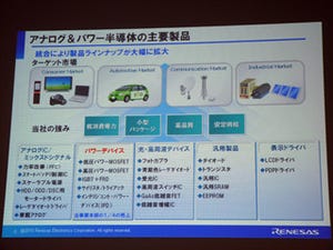 ルネサス、パワーデバイス事業強化に向けた3つの施策を策定