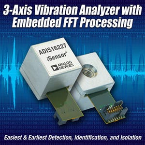 ADI、MEMS振動解析システムを発表