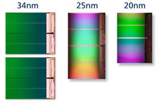 IntelとMicron、20nmプロセス技術を採用したNAND型フラッシュメモリを発表