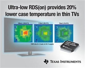 TI、FPD向け25Wデジタル・オーディオ用パワーアンプを発表