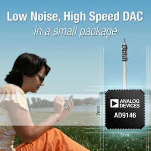 ADI、低ノイズかつ1.2GSPSデータスループット・レートを実現するDACを発表