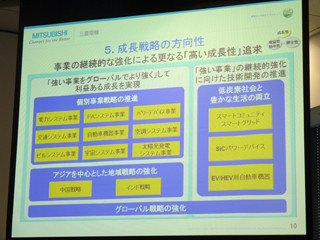 強い事業をグローバルでより強く - 三菱電機が2011年度の経営戦略を発表