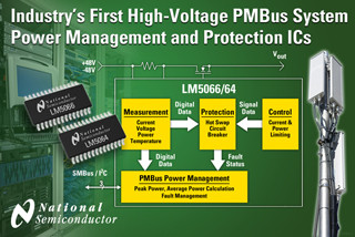 NS、高耐圧PMBusシステム・パワーマネジメント/プロテクションICを発表