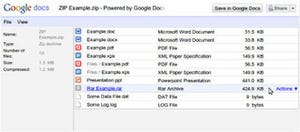 GmailにZIP/RARプレビュー機能 - ダウンロードせずに中身を確認