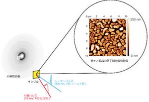 KEKなど、金ナノ粒子が光により膨張・収縮運動する様子を観測