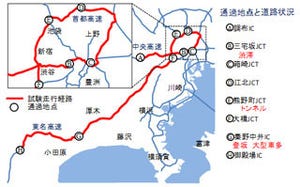 トンネルでは基準の10倍超 - 東大など、高速道路上の二酸化窒素濃度を調査