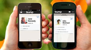 情報交換アプリ「Bump」がv3.0に、連絡先交換に回帰