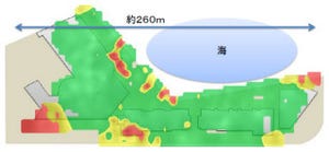 九大ら、新技術で複合商業施設ベイサイドプレイス博多全域をWi-Fi空間化