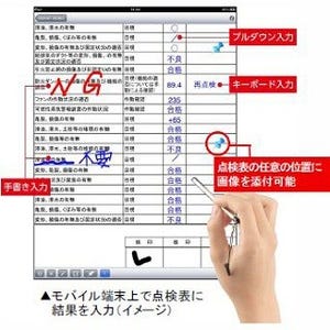 富士フイルム、モバイル端末を使った生産設備の点検・検査ソリューション