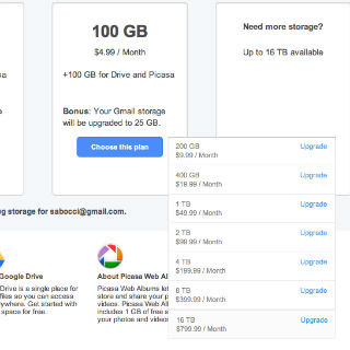 オンラインストレージ「Google Drive」の最大容量は16TB