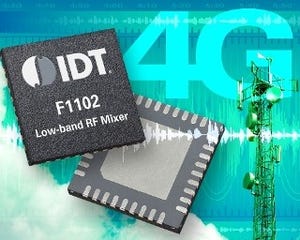 IDT、4G LTE/3G/2Gシステム向けにローバンドRFミキサを発表