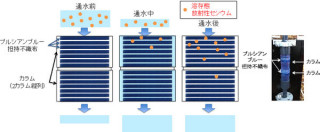 産総研など、「溶存態放射性Cs」を濃縮して迅速に分析できる技術を開発