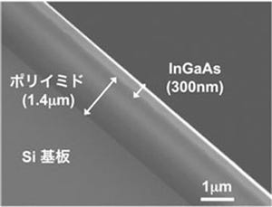 産総研、ポリマー上でSiの性能を超すトランジスタを形成することに成功