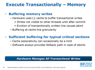 Intelの次世代Core「Haswell」のトランザクションメモリを読み解く(中編)