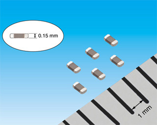 パナソニック、厚み0.15mmの0603サイズチップ形積層サーミスタを発表