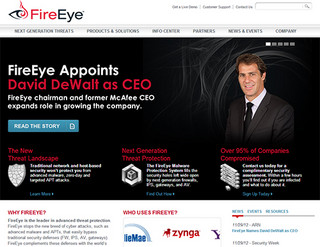 米FireEyeのCEOに取締役会長のデビッド・デウォルト氏が就任