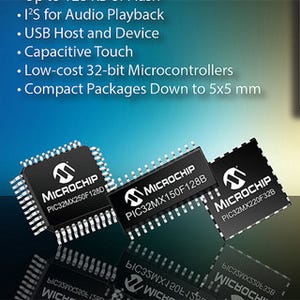 Microchip、処理性能を最大25%向上させたPIC32を発表