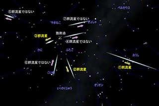 ふたご座流星群13-14日が見ごろ