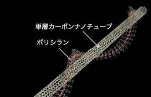 NIMSなど、ポリマーがCNTを可溶化する過程のリアルタイム観測に成功