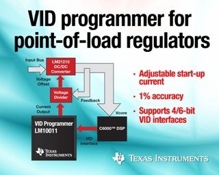 TI、4/6ビットのVIDインタフェースを搭載した電力管理コントローラを発表