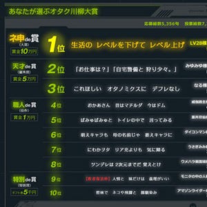 オタク川柳大賞「生活の レベルを下げて レベル上げ」 - 作品ミニドラマ化も