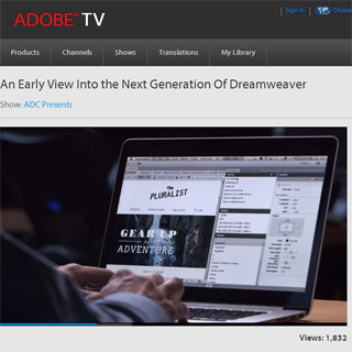 アドビ、「Adobe Dreamweaver」次期バージョンのプレビュー動画を公開