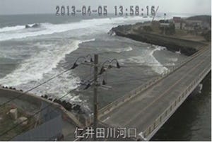 富士通、福島県の河川状況を監視するシステムを強化し津波などの警戒強化