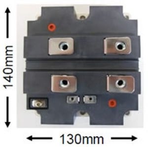 日立、従来比約2/3サイズの鉄道車両用3.3kV/1200Aパワーモジュールを開発