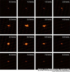 日本開発のアルマ望遠鏡バンド4受信機、天体画像の撮影に成功 -国立天文台