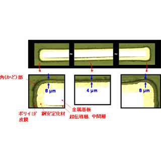 理研、絶縁部分が4μmの次世代高温超伝導ワイヤを開発